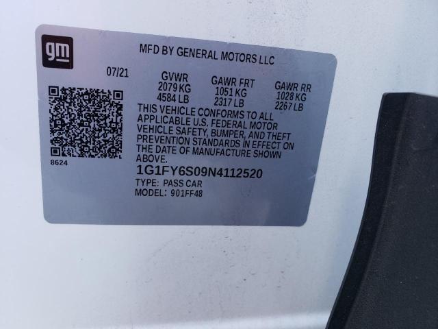 Photo 9 VIN: 1G1FY6S09N4112520 - CHEVROLET BOLT EV 