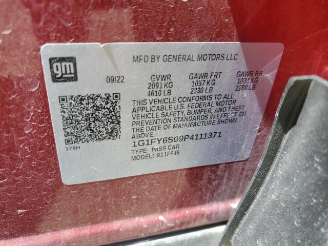 Photo 12 VIN: 1G1FY6S09P4111371 - CHEVROLET BOLT EUV L 