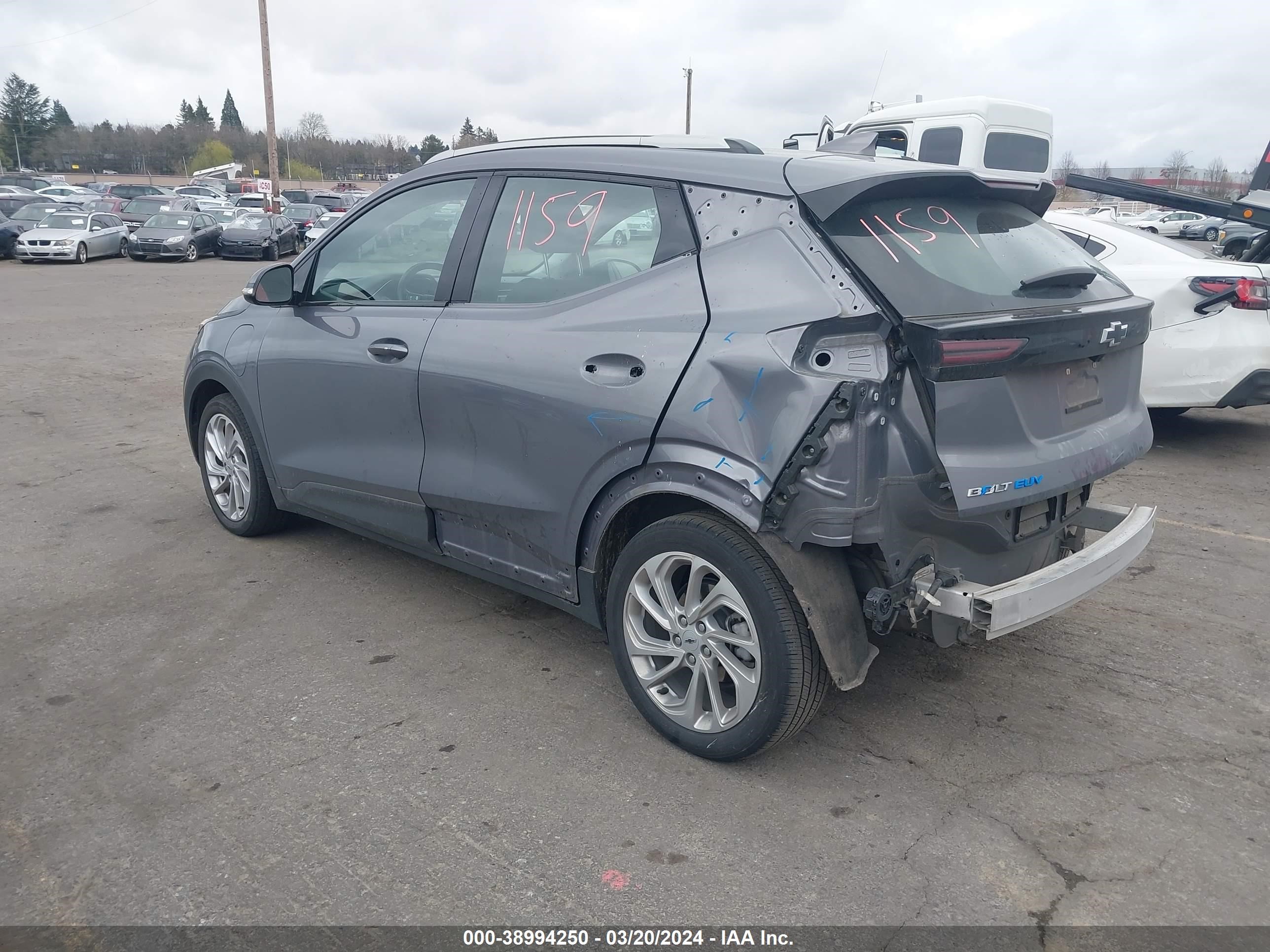 Photo 2 VIN: 1G1FY6S0XN4126619 - CHEVROLET BOLT EUV 