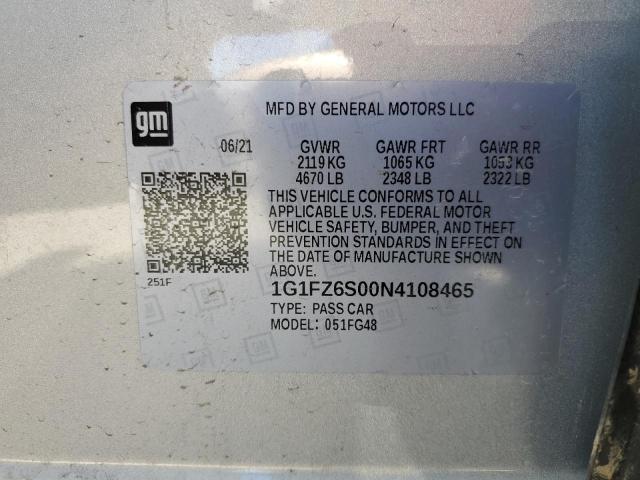 Photo 11 VIN: 1G1FZ6S00N4108465 - CHEVROLET BOLT 