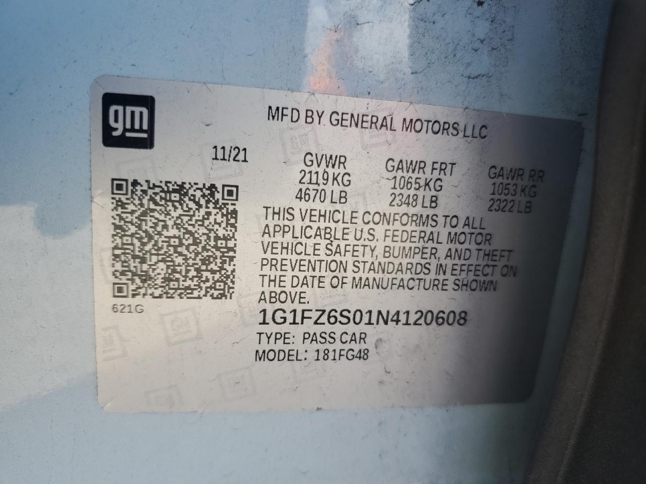 Photo 13 VIN: 1G1FZ6S01N4120608 - CHEVROLET BOLT 