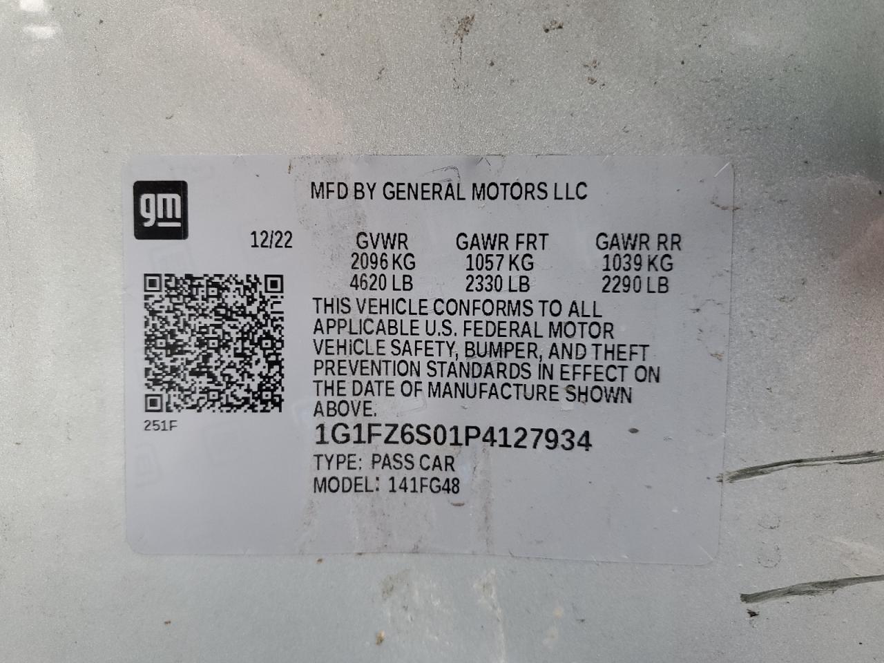 Photo 11 VIN: 1G1FZ6S01P4127934 - CHEVROLET BOLT 