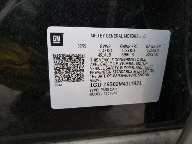 Photo 11 VIN: 1G1FZ6S02M4111821 - CHEVROLET BOLT EV PR 