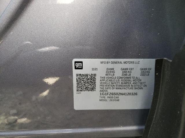 Photo 9 VIN: 1G1FZ6S02N4120326 - CHEVROLET BOLT EV 