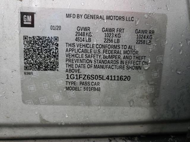 Photo 11 VIN: 1G1FZ6S05L4111620 - CHEVROLET BOLT EV 