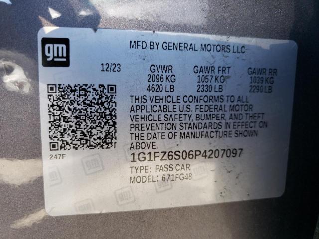 Photo 12 VIN: 1G1FZ6S06P4207097 - CHEVROLET BOLT 