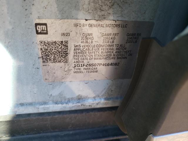 Photo 12 VIN: 1G1FZ6S07P4164082 - CHEVROLET BOLT EUV P 