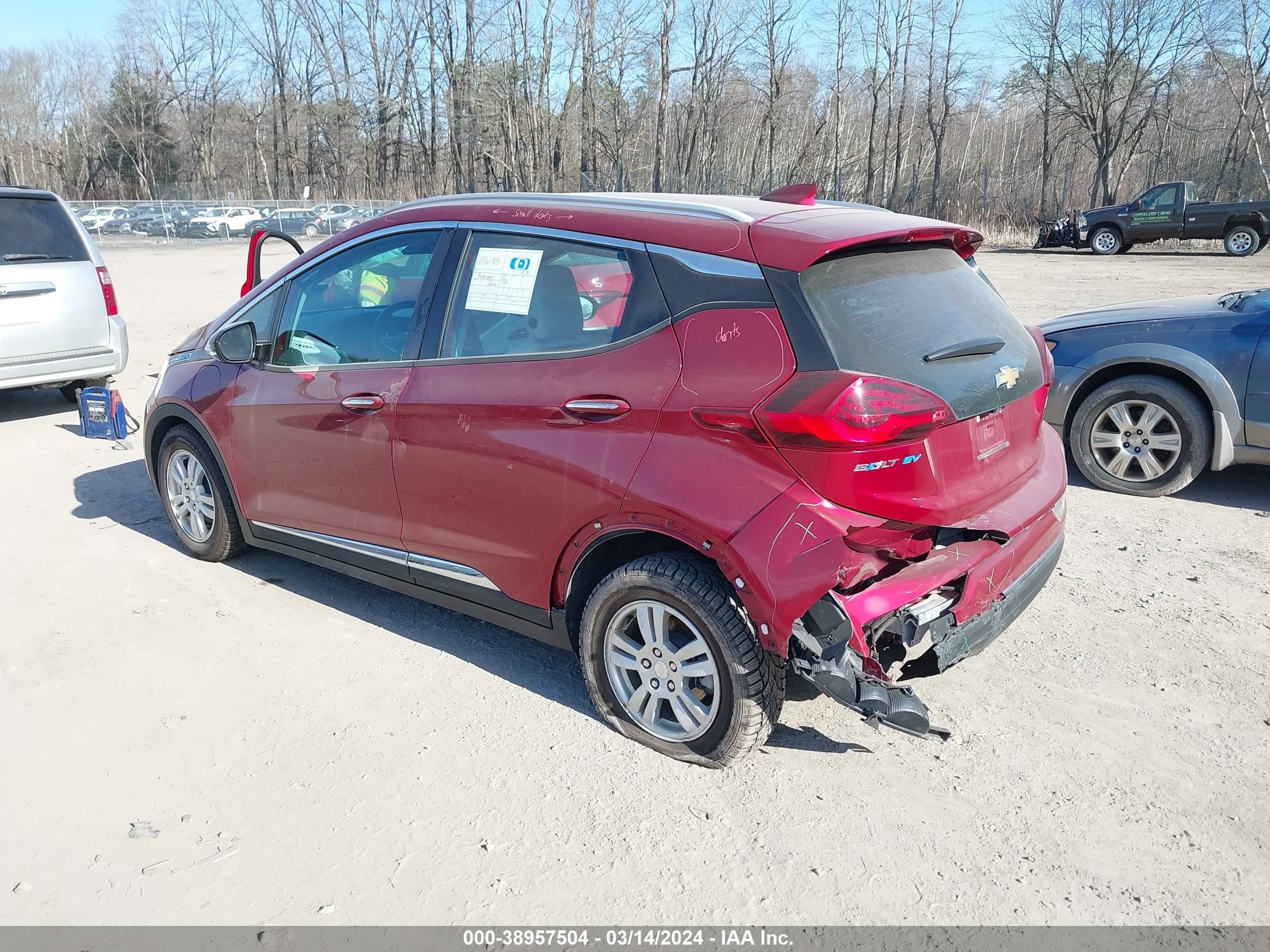 Photo 2 VIN: 1G1FZ6S08L4118156 - CHEVROLET BOLT EUV 