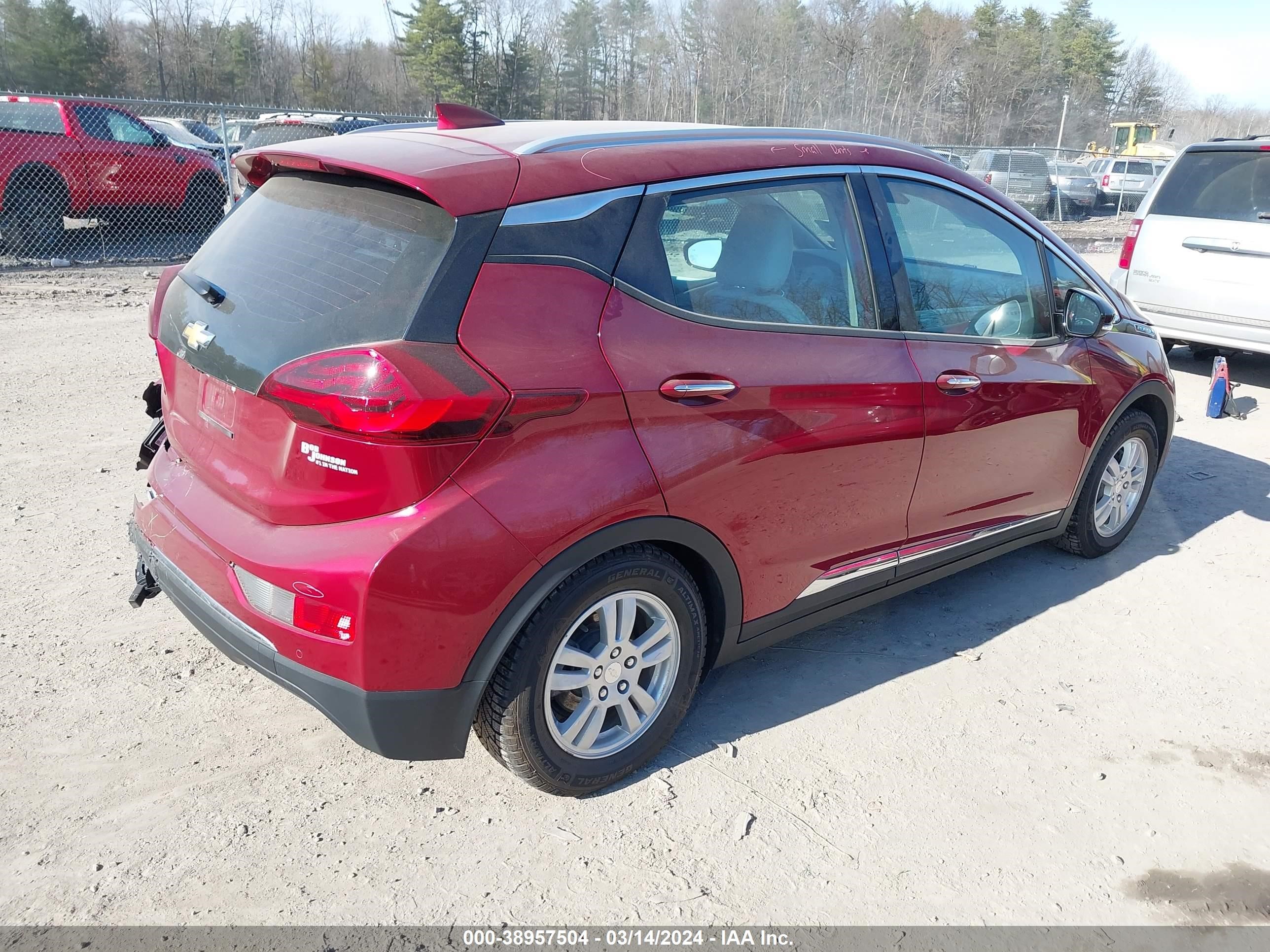 Photo 3 VIN: 1G1FZ6S08L4118156 - CHEVROLET BOLT EUV 