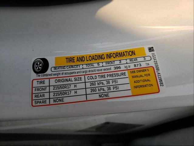 Photo 9 VIN: 1G1FZ6S08L4119582 - CHEVROLET BOLT EV PR 