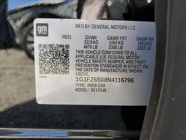 Photo 9 VIN: 1G1FZ6S08N4116796 - CHEVROLET BOLT EUV 