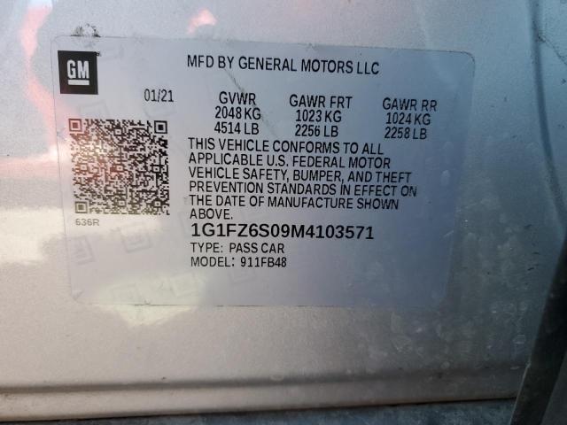 Photo 11 VIN: 1G1FZ6S09M4103571 - CHEVROLET BOLT EV PR 