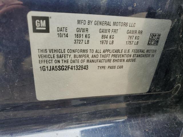 Photo 11 VIN: 1G1JA5SG2F4132843 - CHEVROLET SONIC 