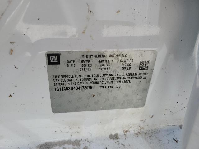 Photo 12 VIN: 1G1JA5SH4D4173075 - CHEVROLET SONIC LS 