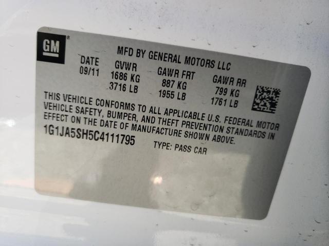 Photo 11 VIN: 1G1JA5SH5C4111795 - CHEVROLET SONIC LS 