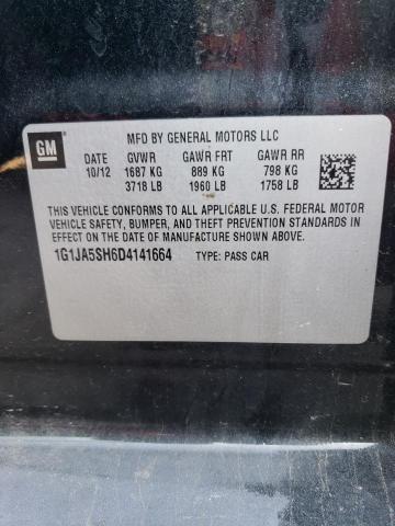 Photo 11 VIN: 1G1JA5SH6D4141664 - CHEVROLET SONIC LS 