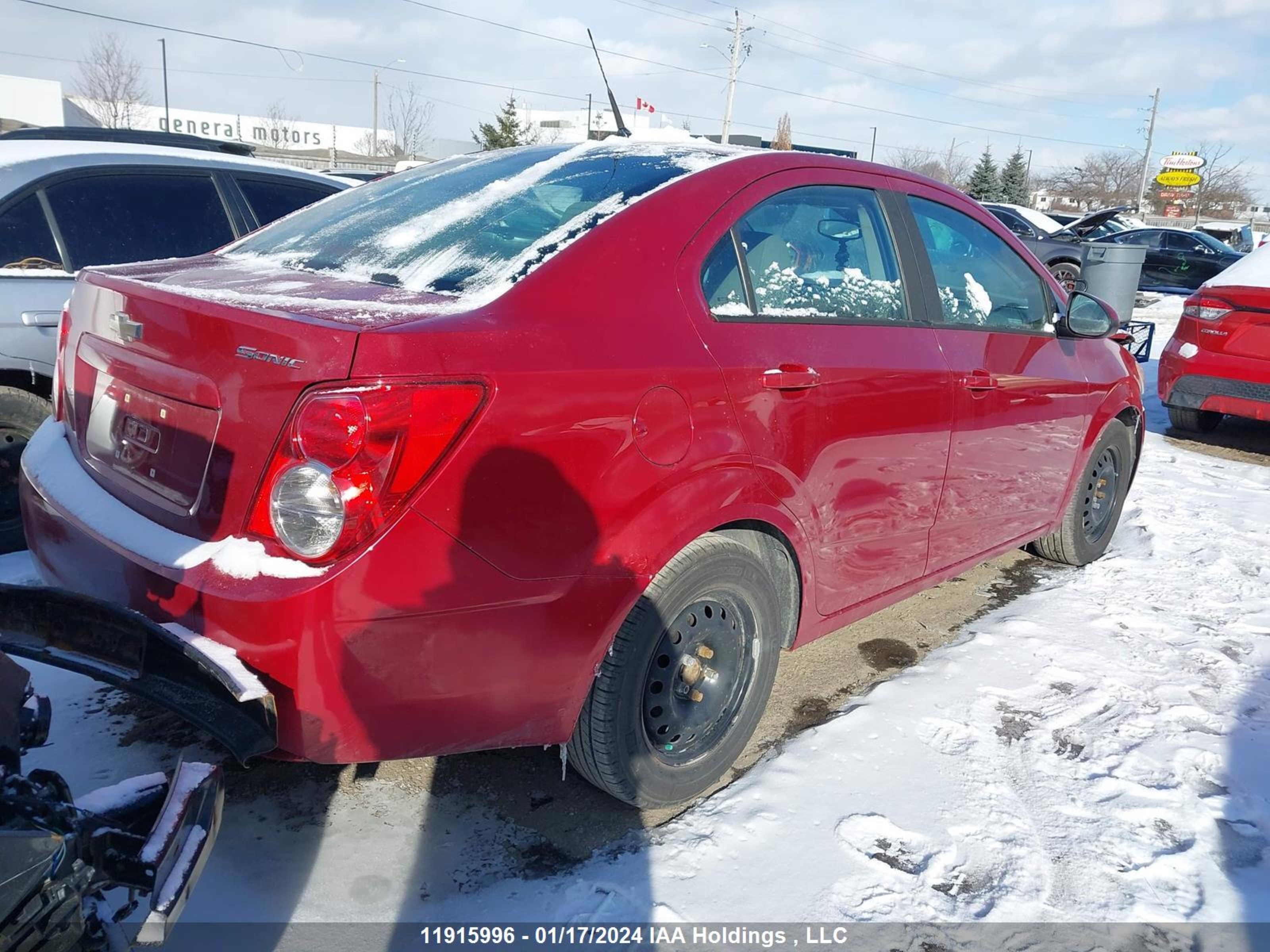 Photo 3 VIN: 1G1JA5SH9C4138160 - CHEVROLET SONIC 