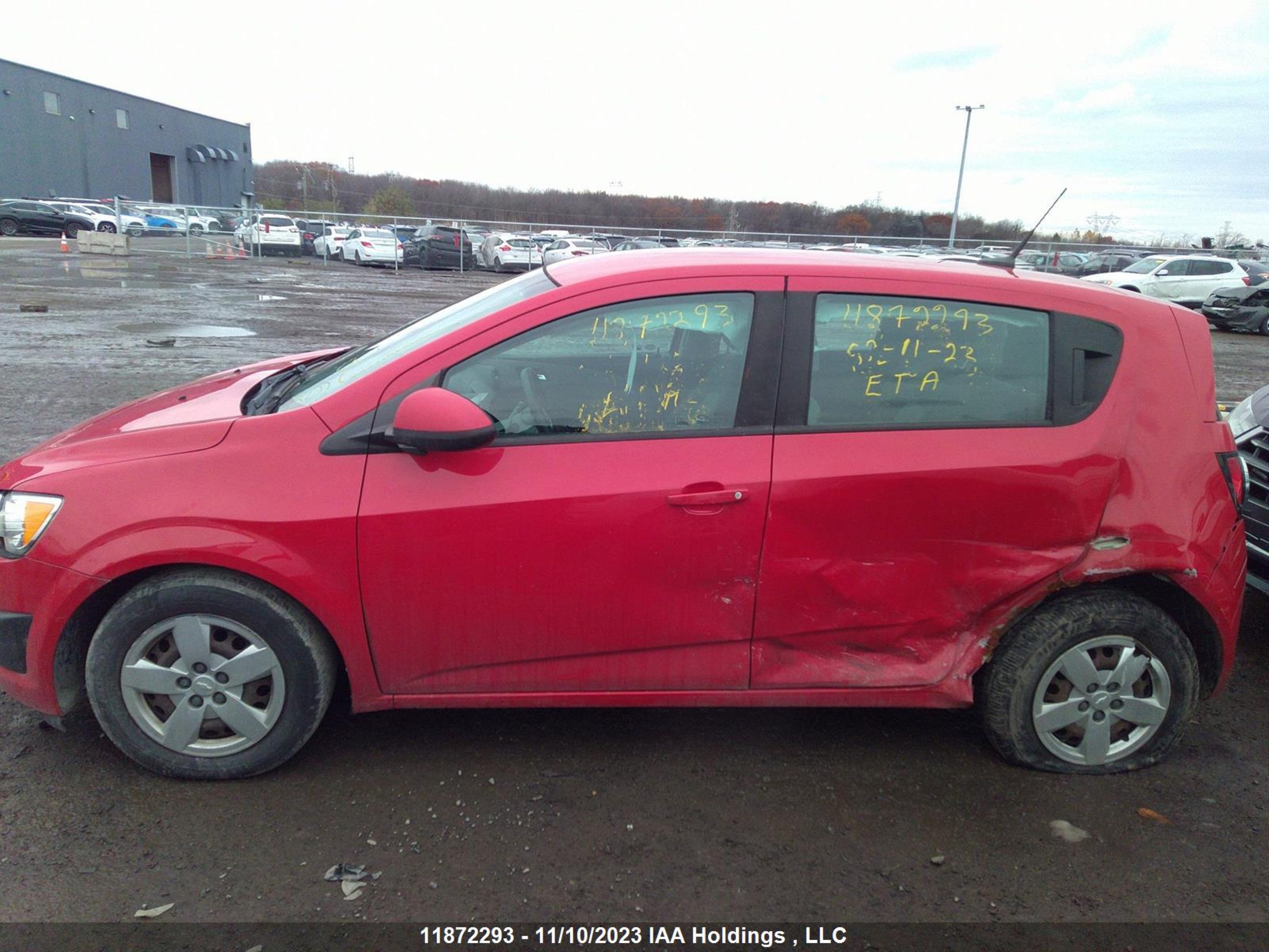 Photo 5 VIN: 1G1JA6EH7D4156241 - CHEVROLET SONIC 