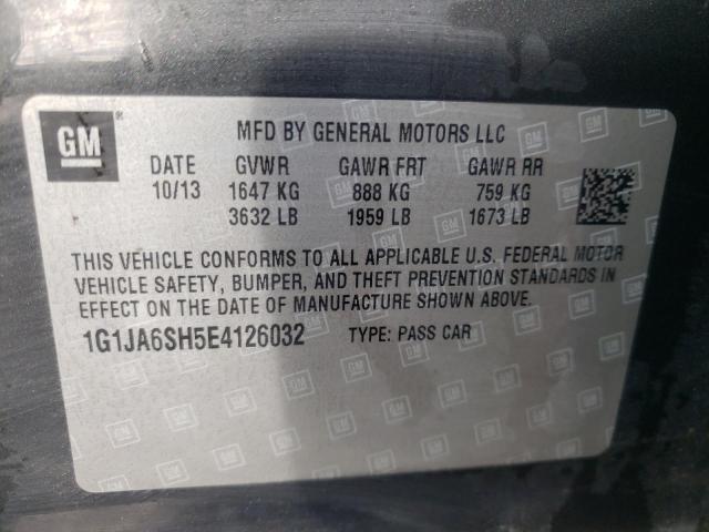 Photo 11 VIN: 1G1JA6SH5E4126032 - CHEVROLET SONIC LS 