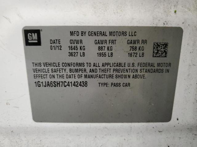 Photo 11 VIN: 1G1JA6SH7C4142438 - CHEVROLET SONIC LS 