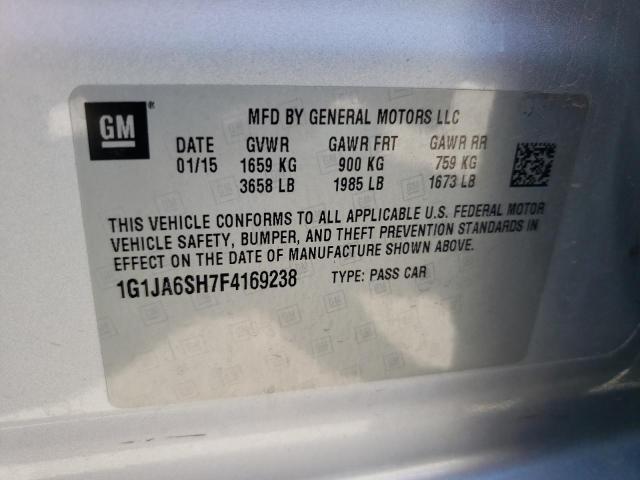 Photo 11 VIN: 1G1JA6SH7F4169238 - CHEVROLET SONIC LS 