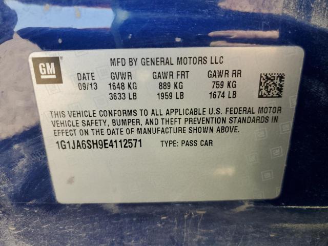 Photo 11 VIN: 1G1JA6SH9E4112571 - CHEVROLET SONIC LS 