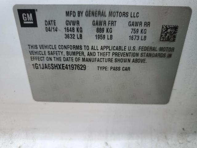 Photo 11 VIN: 1G1JA6SHXE4197629 - CHEVROLET SONIC 