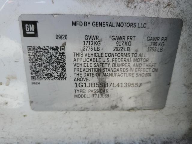 Photo 12 VIN: 1G1JB5SB7L4139557 - CHEVROLET SONIC 