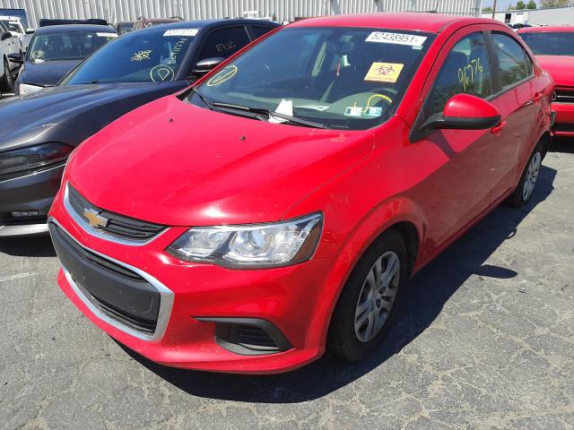 Photo 1 VIN: 1G1JB5SG1H4166496 - CHEVROLET SONIC LS 