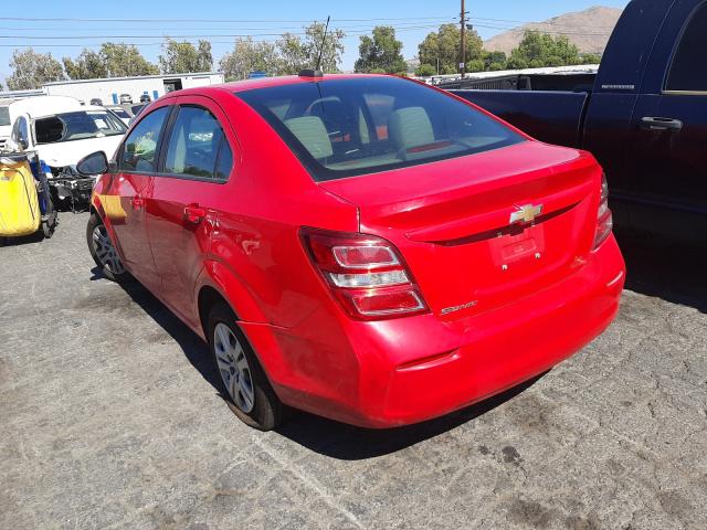 Photo 2 VIN: 1G1JB5SG1H4166496 - CHEVROLET SONIC LS 