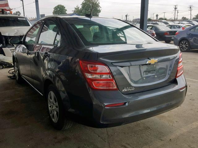 Photo 2 VIN: 1G1JB5SGXH4176587 - CHEVROLET SONIC LS 