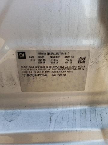 Photo 11 VIN: 1G1JB5SH0H4122949 - CHEVROLET SONIC LS 