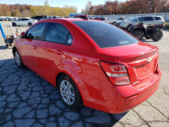 Photo 2 VIN: 1G1JB5SH4H4121206 - CHEVROLET SONIC LS 