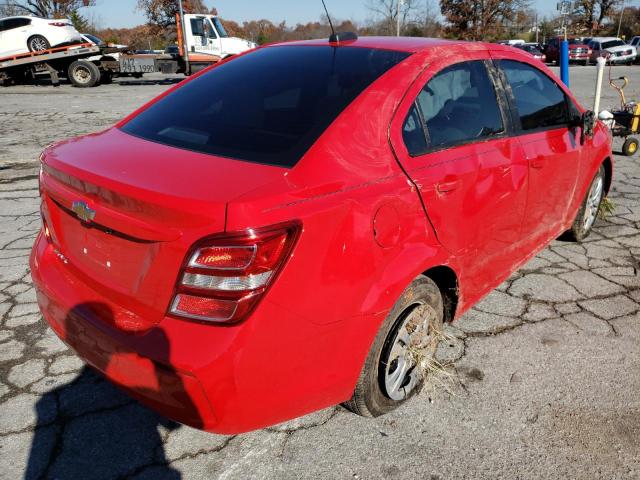 Photo 3 VIN: 1G1JB5SH4H4121206 - CHEVROLET SONIC LS 