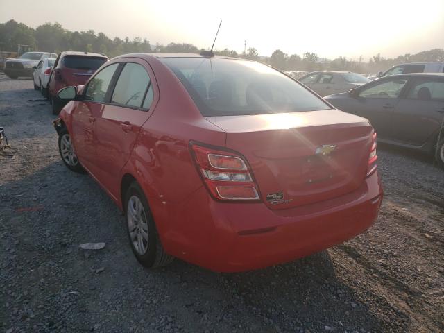 Photo 2 VIN: 1G1JB5SH4H4151709 - CHEVROLET SONIC LS 