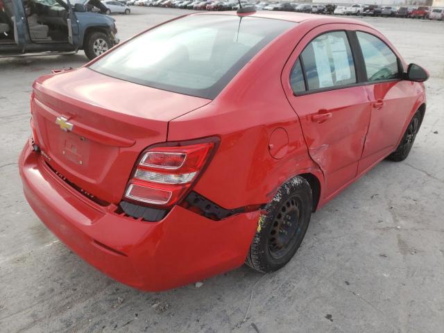 Photo 8 VIN: 1G1JB5SH6H4144275 - CHEVROLET SONIC LS 