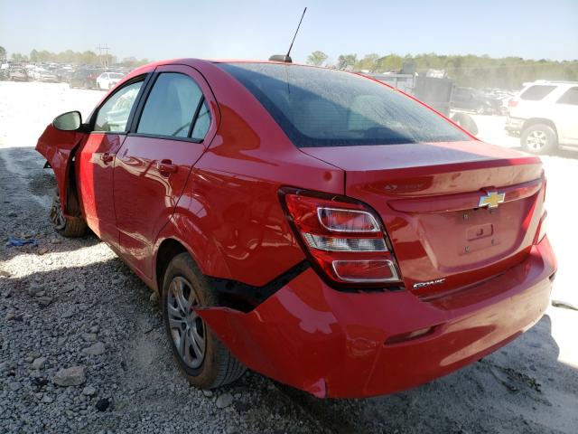 Photo 2 VIN: 1G1JB5SH8H4135271 - CHEVROLET SONIC LS 