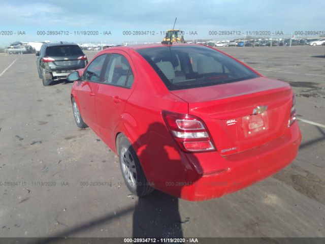 Photo 2 VIN: 1G1JB5SHXH4162133 - CHEVROLET SONIC 