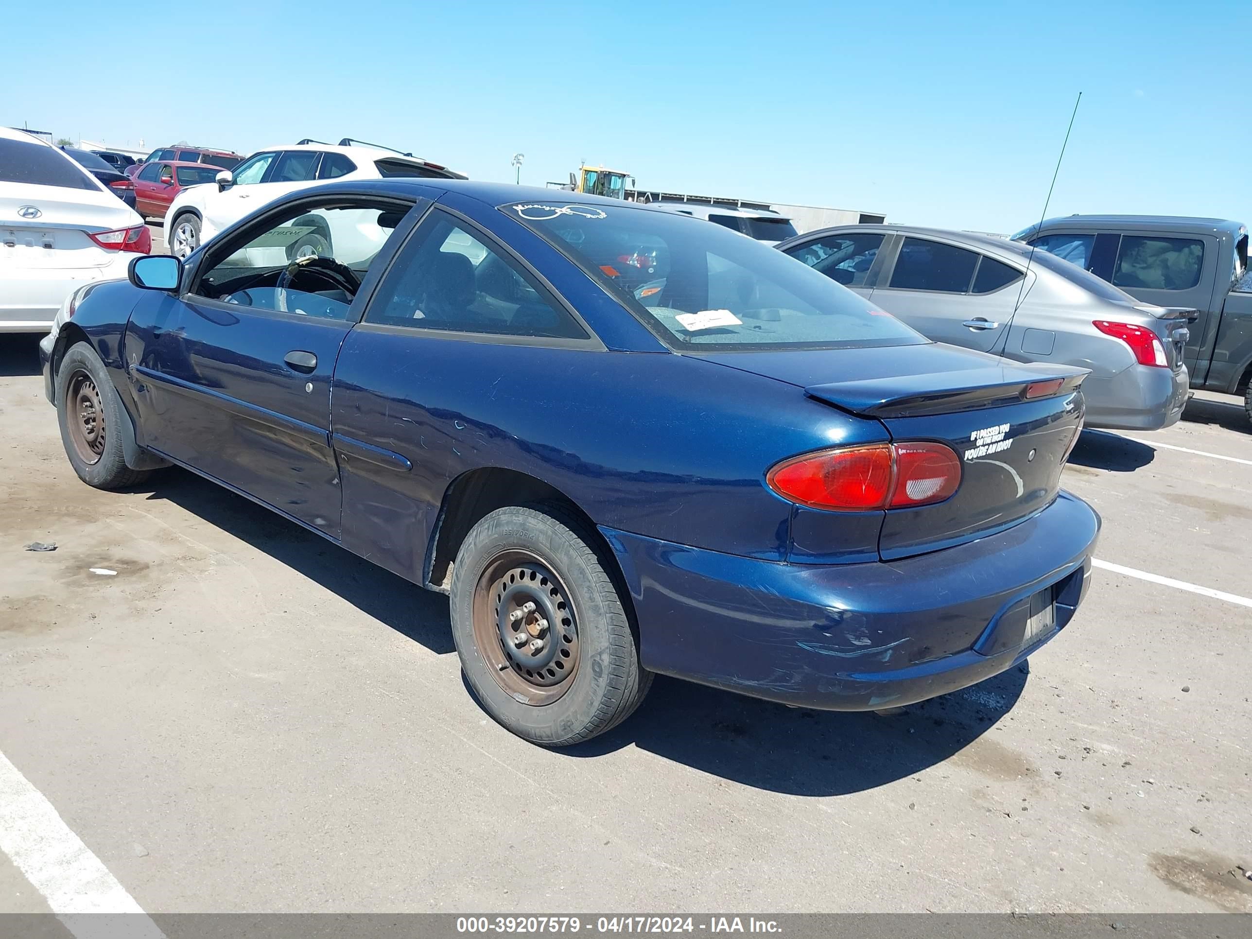 Photo 2 VIN: 1G1JC1240Y7455220 - CHEVROLET CAVALIER 