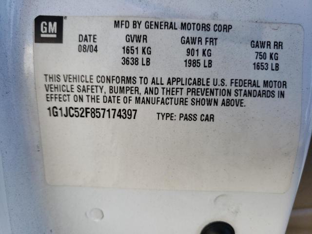 Photo 11 VIN: 1G1JC52F857174397 - CHEVROLET CAVALIER 