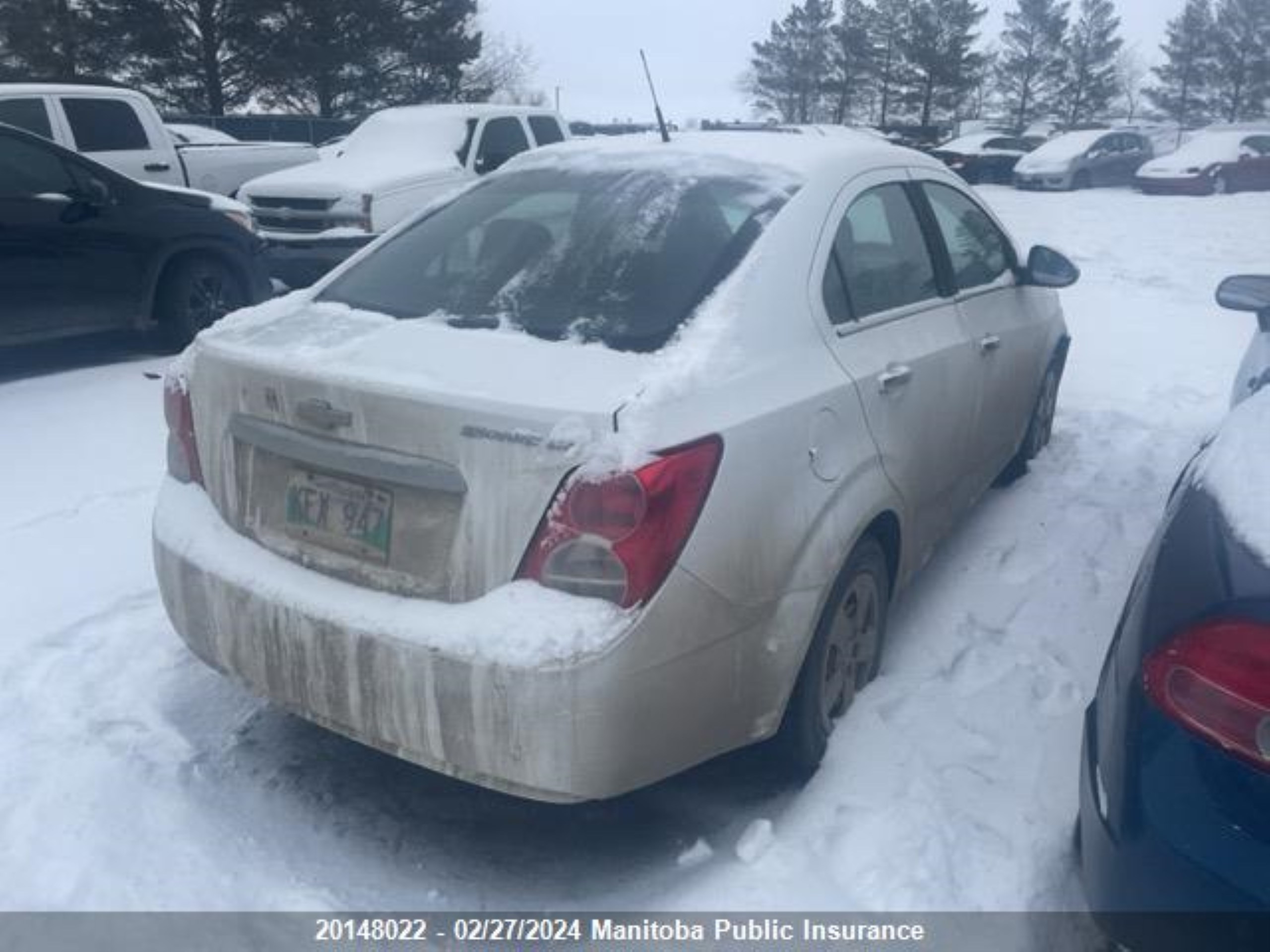 Photo 3 VIN: 1G1JC5EH6D4187050 - CHEVROLET SONIC 