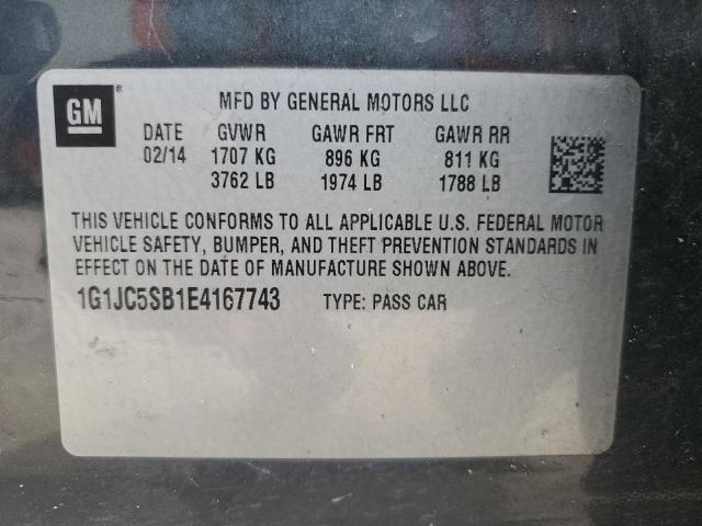 Photo 12 VIN: 1G1JC5SB1E4167743 - CHEVROLET SONIC 