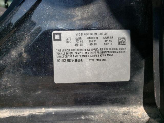 Photo 11 VIN: 1G1JC5SB7E4108647 - CHEVROLET SONIC LT 