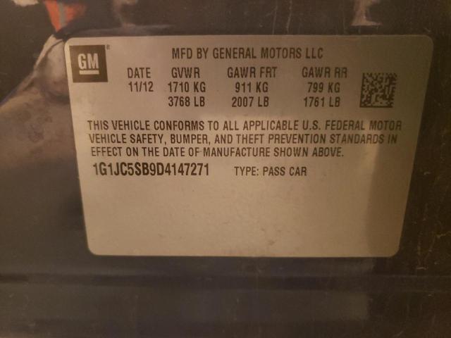 Photo 11 VIN: 1G1JC5SB9D4147271 - CHEVROLET SONIC LT 