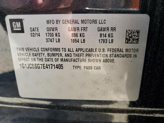 Photo 12 VIN: 1G1JC5SG7E4171405 - CHEVROLET SONIC LT 