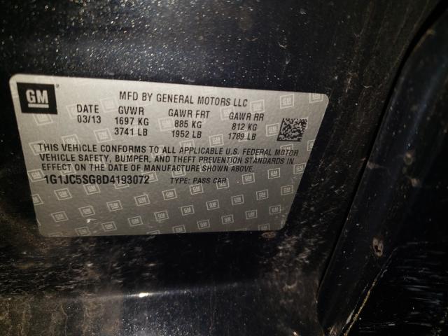 Photo 9 VIN: 1G1JC5SG8D4193072 - CHEVROLET SONIC 