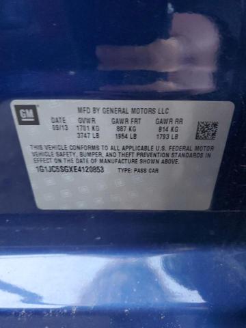 Photo 11 VIN: 1G1JC5SGXE4120853 - CHEVROLET SONIC 