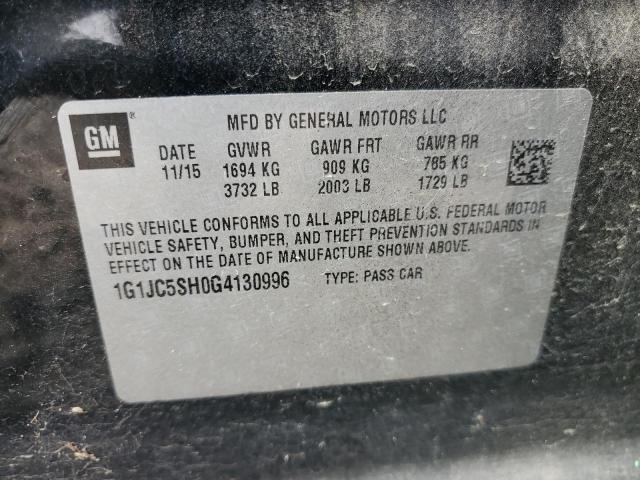 Photo 11 VIN: 1G1JC5SH0G4130996 - CHEVROLET SONIC 