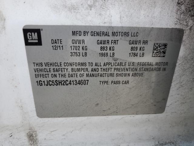 Photo 11 VIN: 1G1JC5SH2C4134607 - CHEVROLET SONIC LT 