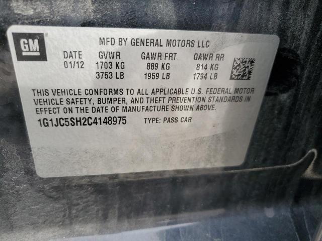 Photo 11 VIN: 1G1JC5SH2C4148975 - CHEVROLET SONIC LT 